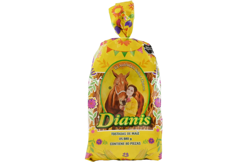 Tostadas de Maíz Dianis 680 g / 80 pzs